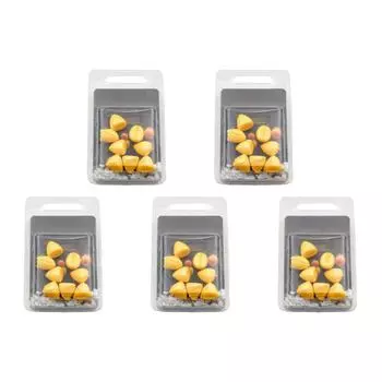 8 шт. приманки для ловли карпа, всплывающие бойлы, искусственная наживка, рыболовный крючок, плавающая приманка(желтый)