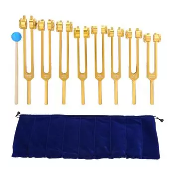 8 шт. Профессиональный звуковой лечебный камертон для терапии набор инструментов из алюминиевого сплава