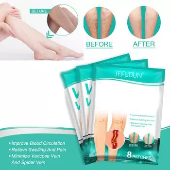 8 шт. противовоспалительные масла и пластыри противовоспалительные масла и пластыри пластырь флебит наклейки на лапку паука 1 bag