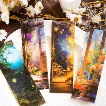 8 шт. прозрачные закладки для домашних животных «Страна грез» «Сказочный лес», закладки для книг для детей, женщин, учителей, студентов, подарки