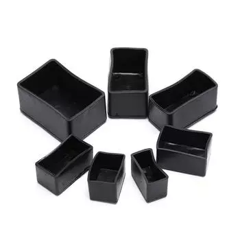 8 шт. Прямоугольные силиконовые колпачки для ног стула нескользящие крышки для ног стола носки протектор 1.5*3cm