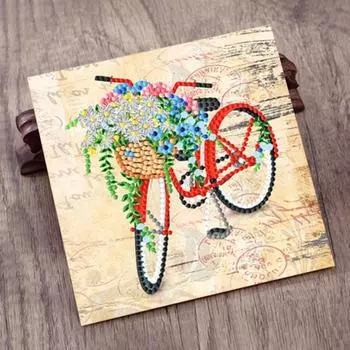 8 шт. рождественские поздравительные открытки сверкающие алмазы картина снятие стресса Рождественская открытка DIY товары для рукоделия A