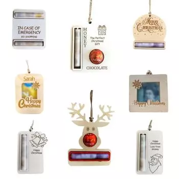 8 шт., рождественские украшения, украшения для кошелька, индивидуальные креативные рождественские украшения для кошелька, рождественские украшения One Size