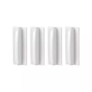 8 шт. Самоклеящиеся вспомогательные ручки для пластиковых шкафов, устойчивые ручки для раздвижных дверей, шкафы белый