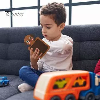 8 шт. сенсорный коврик с изображением животных из мультфильмов, обучающий коврик с текстурой животных для малышей, мальчиков и девочек, успокаивающий сенсорный коврик, игрушка-фиджет 8pcs