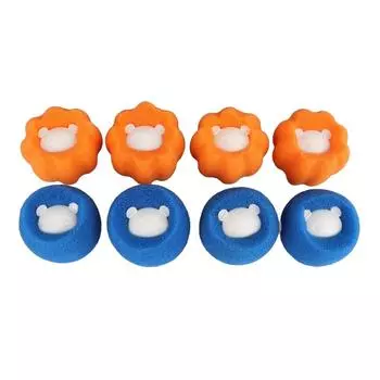 8 шт. шарик для удаления шерсти для стирки многоразовая мягкая губка пластиковая моечная машина шарик для удаления катышков домашних животных
