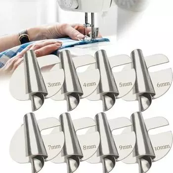 8 шт. швейная машина узкая подгибка прижимная лапка швейная машина направляющая шва швейная машина широкая подгибка прижимная лапка