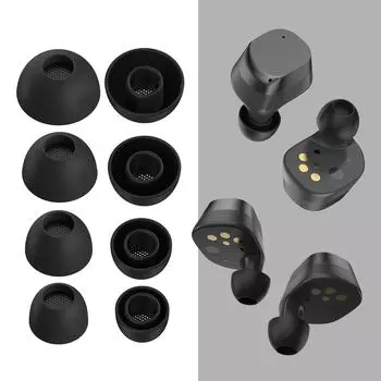 8 шт. силиконовых амбушюров для наушников Sennheiser MOMENTUM True Wireless 4 In Ear Earbuds, сменные амбушюры, мягкие амбушюры