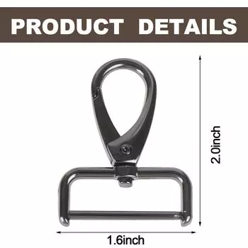 8 шт. сменные D-образные кольца поворотные карабины поворотный зажим-защелка лобстер C