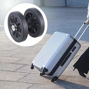 8 шт. сменные колеса для багажа 55x11 мм двойные колеса для багажа резиновые колеса для чемодана ремонтные комплекты простая установка