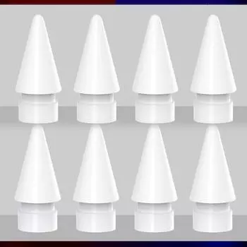 8 шт. Сменные наконечники для Apple Pencil 1-го поколения, 2-го поколения, наконечники для iPad Pro