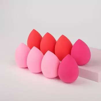 8 шт. Спонж для макияжа, Спонж для макияжа для растушевки тональной основы, крема и пудры, многоцветный косметический спонж, подходит для всех типов кожи