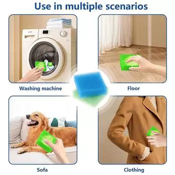 8 шт. Средства для удаления волос для стирки, многоразовые, антиадгезионные, для стиральной машины, для удаления шерсти домашних животных, волос, ворса и перхоти собак