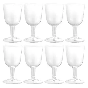 8 шт. стаканы для виски пластиковые кружки для пива одноразовые блестящие стаканы прозрачный стакан прозрачный