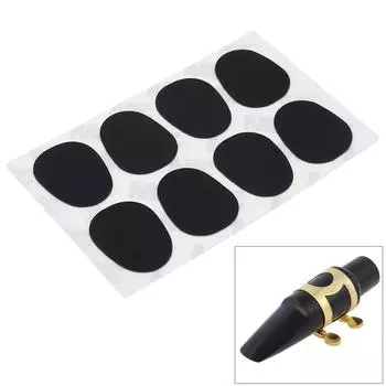 8 шт. стандартные подушечки для мундштука для альт-тенор-саксофона 0,5/0,8 мм 0.8mm