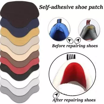 8 шт. стельки для ремонта пятки, субсидия, липкая обувь, наклейка сапожника с отверстием на спине, кроссовки с противоизносной подкладкой после накладки на пятки, уход за ногами темно-синий
