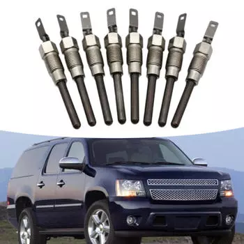 8 шт. свечей накаливания для быстрого запуска дизельного двигателя 025020212 для Chevrolet GMC 82-05