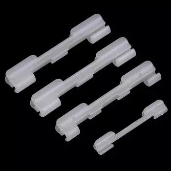 8 шт. светящийся держатель для ночной удочки, держатель для наконечника удочки, зажим для удочки, используемый на удочке для химической светящейся палочки XS