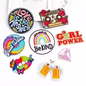 8 шт./упак. Заплатки для одежды Термоклеевые нашивки на одежду