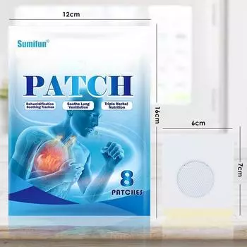 8 шт./упаковка Acupoint Health Patch Navel пластырь для лечения дискомфорта в горле 8pcs