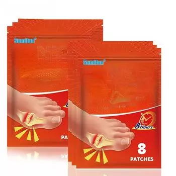 8 шт./упаковка пластырей для пальцев ног, инфракрасный пластырь для здоровья опорно-двигательного аппарата, для облегчения боли 25g