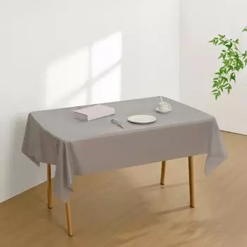 8 шт. утолщенный чехол для стола простой стиль чистый цвет продолговатая форма противоскользящий легкий серебряный