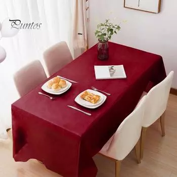 8 шт. утолщенный чехол для стола простой стиль чистый цвет продолговатой формы противоскользящий легкий уход грязеотталкивающий водонепроницаемый защита стола банкеты вечеринки оранжевый