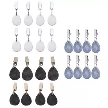 8 шт. Утяжелители для скатертей из мраморного камня, держатель для фиксации скатерти для семейной вечеринки, кемпинга, сада, пикника