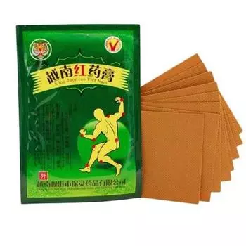 8 шт., Вьетнамский бальзам с красным тигром, массажер для спины, расслабляющий травяной обезболивающий пластырь, мазь для суставов 8pcs(bag)