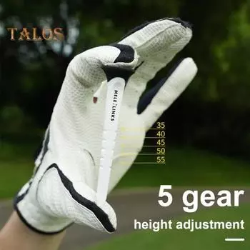 8 шт. в упаковке, регулируемые по высоте, пластиковые клюшки для гольфа, уменьшают трение и боковое вращение, аксессуары для гольфа черный белый