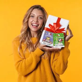 8 шт. в упаковке рождественские держатели для денег праздничные украшения для карточек для детей