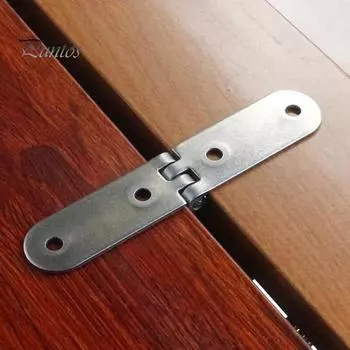 8 шт. винтовые петли, откидные петли, нержавеющие, устойчивые к коррозии, гладкие, для шкафа, столовой мебели, складные петли на 180 градусов серебряный