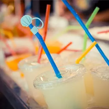 8 шт. заглушка для трубочки, пылезащитная крышка, декор для океанских бутылок, силиконовые насадки для питья