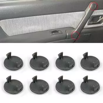 8 шт. Заглушки-крышки винтов ручек салона дверей автомобиля для Mitsubishi MB777725