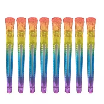 8 шт. Заколка-утиный клюв, заколка для волос, парикмахерская, зажим для прически для парикмахерской, парикмахерской