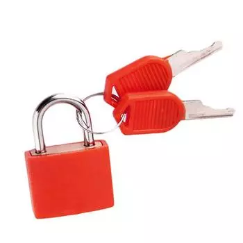 8 шт. Замок для шкафа с 2 ключами, цветной замок для дорожного чемодана, замок из цинкового сплава, пластиковый корпус, ящик для багажа, замок для общежития CHINA