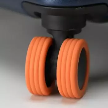 8 шт. защита колес для багажа силиконовые аксессуары для багажа чехол на колеса для большинства багажа уменьшает шум для дорожного багажа