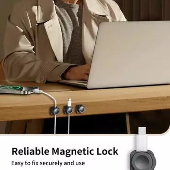 8 шт. зажимы для органайзера кабелей, зажимы для держателя кабеля на столе, пружинные зажимы для управления кабелями, прикроватная тумбочка, слот для шнура зарядки телефона, самоклеящийся органайзер для проводов чёрный