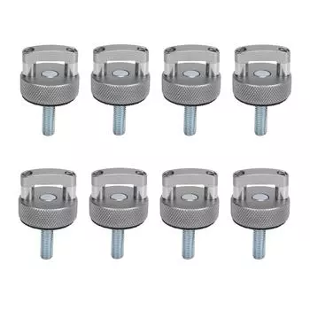 8 шт. Жесткий верх быстросъемный крепеж винт-барашек стальная заготовка алюминий M8 1.25 резьба интегрированная D чёрный