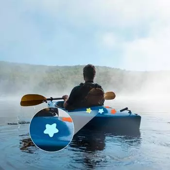 8 шт. звездообразные надувные лодки ПВХ ремонтные заплатки резиновые лодки водонепроницаемые заплатки надувные лодки ремонтный инструмент