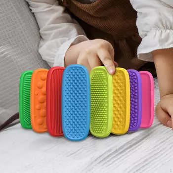 8 штук Fidget Bar силиконовая игрушка детский мягкий набор для класса OPP