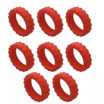 8 штук Защитные чехлы для колес багажа Чехлы для колес багажа Снижают шум и защищают колеса вашего чемодана для мужчин женщин 2