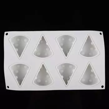 8 силиконовых форм для торта с сыром и муссом Силиконовые формы для шоколадного торта с муссом белый