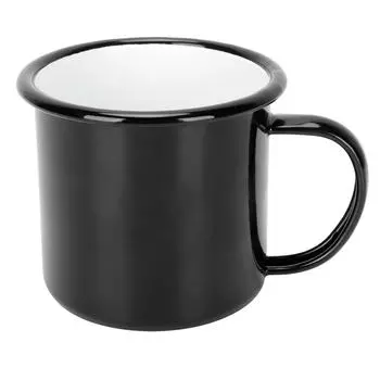 8 см 350 мл эмалированная чашка экологически чистая загущенная чашка для воды кофе вина воды