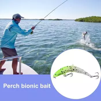 8 см/5,5 г изогнутая рыболовная приманка для ловли на поверхностную воду с тройным крючком для дальнего заброса, плавающая искусственная твердая приманка, аксессуары для рыбалки в соленой воде и пресной воде B