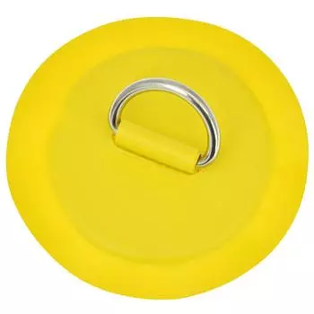 8 см D-образное кольцо круглой формы D-образное кольцо из ПВХ для весла для доски для серфинга (желтый)