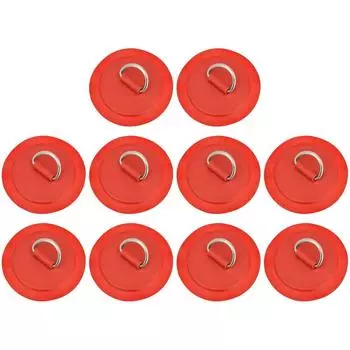 8 см D-образное кольцо круглой формы D-образное кольцо из ПВХ для весла для доски для серфинга (красный) Великобритания