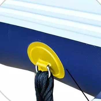 8 см D-образное кольцо накладка с D-образным кольцом накладка с кольцом для стоячего весла накладка с D-образным кольцом накладка с D-образным кольцом из ПВХ для надувной лодки каяка красный