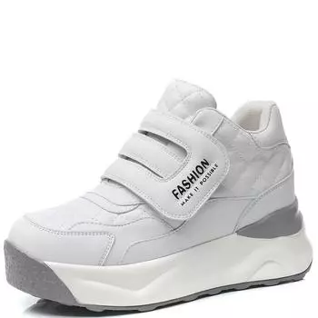 8 см натуральная кожа женская повседневная обувь массивные кроссовки на платформе танкетке женская зимняя обувь весна осень удобные женские 35