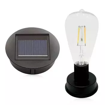 8 см солнечная светодиодная лампа накаливания накаливания накаливания цоколь декоративного садового светильника для забора 8cm